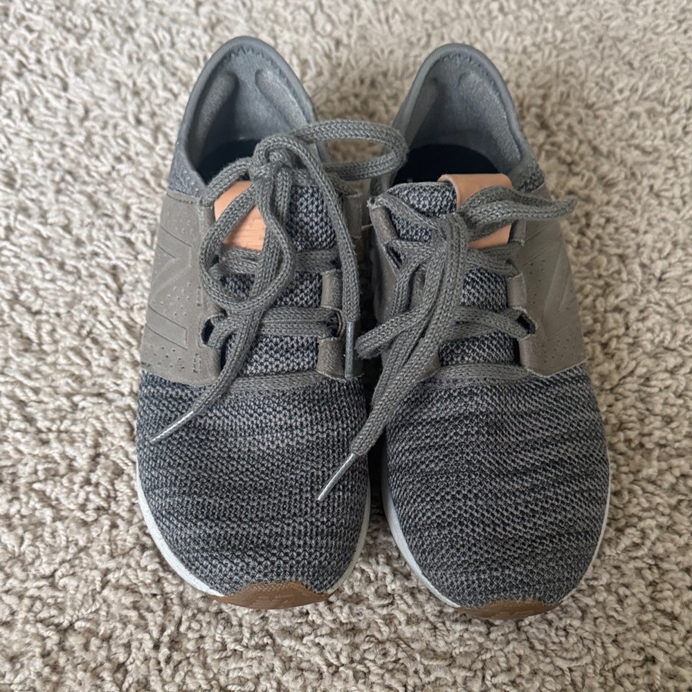 New Balance Kids Charcoal Sneakers